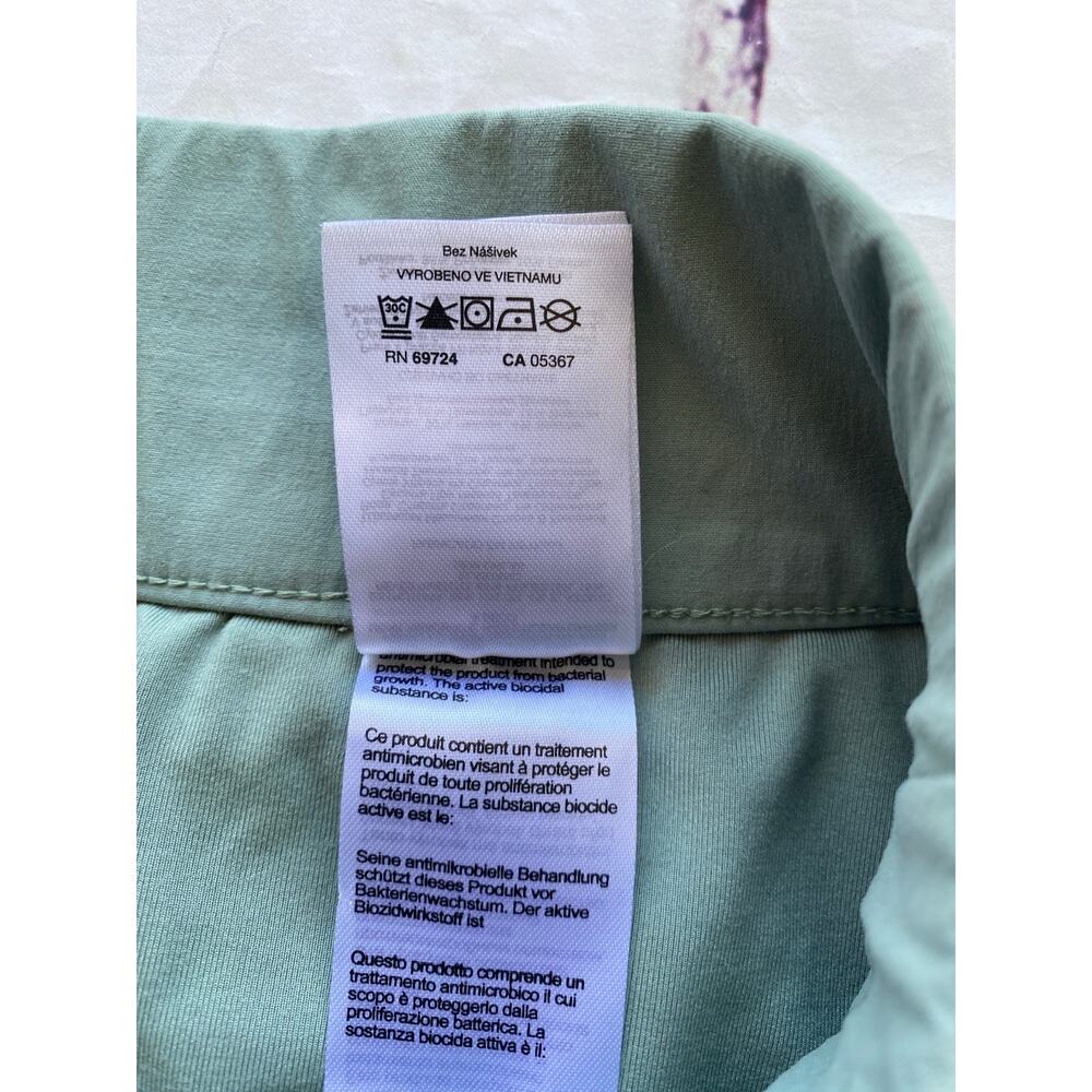 Columbia All Seasons Ruched Skort Women’s Med Sage Green Built-In Shorts Hiking - Picture 5 of 9